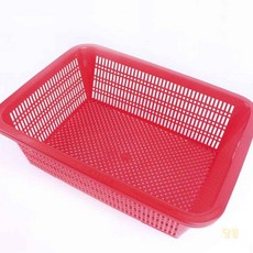 대목 깊은 사각 소쿠리 3호특 레드 채망