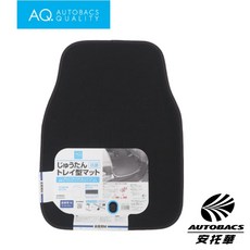 AQ刮泥前座腳踏墊 紅線 地毯面 防水, 車用