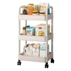 Tiger Pavilion 심플 베이직 트롤리 3단, 아이보리