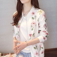 로즈 지퍼 잠바 바람막이 자켓 가을 화이트 은창 아우터 집업 점퍼 수영복 비치 여름