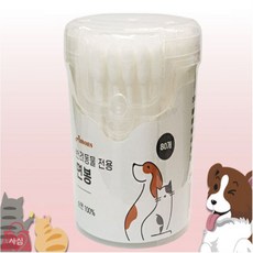 사심몰 아몬스 면봉 80개 고양이귀청소