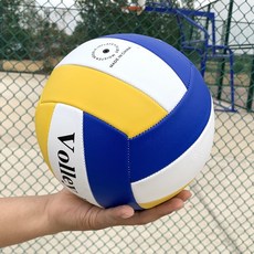 Volleyball No. 5 Soft and Comfortable for Training and Competition, 1個, 排球標準版（5號黃藍白）