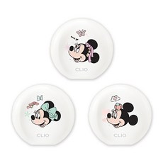CLIO 珂莉奧 迪士尼聯名 Wake Up Tone Up Cushion 氣墊粉撲 柔軟親膚 打造自然薄透妝感, 03 BEIGE PINK, 1個