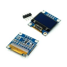LCD LED 디스플레이 모듈 Arduino 091 096 13 154 242 인치 I2C IIC 시리얼 케이스 포함 화이트 블루 컬러 128X64OLED 신제품, 한개옵션1
