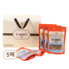 퓨어하베스트 파로 엠머 밀 선물 세트, 5개, 300g