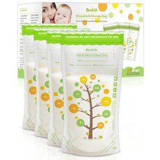 Bimirth 모유 보관 가방 냉동고 사용 가능 112개 - 250ml(8온스) BPA 프리 누출 방지 이중 지퍼 보관 및 냉동을 위한 셀프 스탠딩, Bimirth 모유 보관 가방, 냉동고 사용 가능, 1