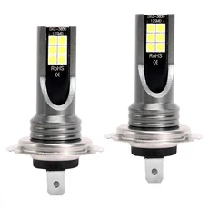 2Pcs H7 LED 헤드 라이트 전구 6000K 100W Led 안개 램프 높은 전원 자동차 전조등 자동 오토바이, 800lm 2PCS