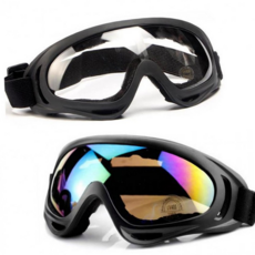 루체트리 보안경 기본스타일 고글-D 보드 오토바이 스키안경 모래바람방지 투명고글 레인보우고글 보호안경