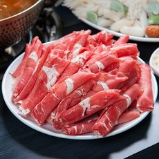 [정육대왕] 호주 청정우 등심슬라이스 대패등심 샤브샤브 바로구이 손말이고기 200g, 1개