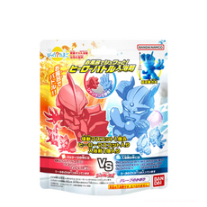 BANDAI 英雄對戰入浴劑 葡萄香味 兒童洗澡玩具, 4322紅藍奧特曼, 1個