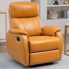 네일체어 네일 전동 홈뷰티가구 살롱용 리클라이너, 전동 175도 눕기, 이탈리아 오렌지 나노 피부