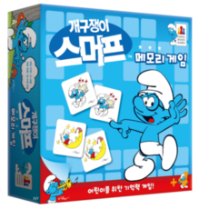 코리아보드게임즈 개구쟁이 스머프 메모리 보드게임, 혼합색상, 4개