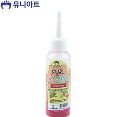 집콕놀이재료 놀이모래 공예용 색모래 100g 빨강 컬러 공예용색 병타입