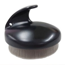 COGIT竹炭超細纖維沐浴刷凸點細緻濃密泡泡起泡搓澡刷, 1個, 黑色, 1