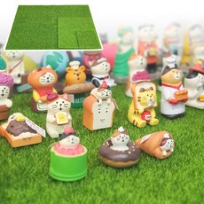 피규어 인조잔디 디오라마 장식매트 3사이즈, 1개