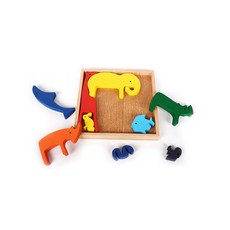 IQ EQ 지능개발 유아동 동물테트리스 두뇌퍼즐 유아교구 유아퍼즐