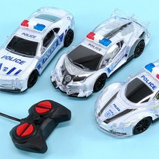 라이트 폴리스 RC 카 18000 경찰차 완구, 1개