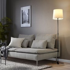 이케아 BARLAST 발라스트 플로어스탠드 블랙 화이트 150cm, 기본선택