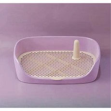 반려동물 용품 실내 강아지 고양이 홀더 배변 패드 트레이 훈련 소형견 휴대용, M 40x30x11cm, rple 2