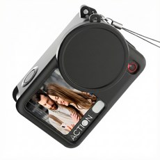 마켓세일러 오즈모액션6 실리콘 케이스 호환 커버, 1개, 블랙