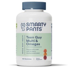 SMARTYPANTS vitamins Teen Guy綜合維他命&Omegas軟糖, 1個, 120顆