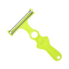 Nonoji 不鏽鋼生菜刨刀 （鋒利刀面 / 人體工學握柄 / 高精密鋸齒刀刃）, 1個, 綠色