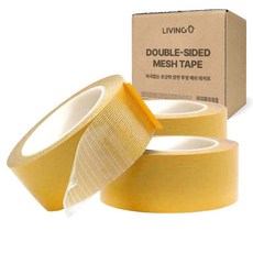 살림꾼 초강력 투명 양면 테이프, 3개입