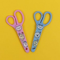 韓國 吉伊卡哇 小八 小八貓 安全剪刀 剪刀 文具 兒童剪刀, 粉色, 1個