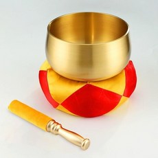 銅磬 加厚光面磬 佛字蓮花磬 和尚缽 家居禮佛樂器, 光麵磬,4寸口徑100*56mm, 光麵磬