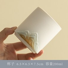 上金 SHANGJIN 陶瓷蠟燭杯 復古香薰杯, 1個, 白色杯（不含蠟燭）