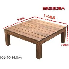 테라스 테크 정자 인테리어 90 60x36 바닥재 x 나무데크, AA. 00x90x36cm 원목 바니시