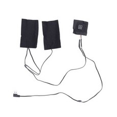 USB 충전식 전기 수험생 발시림방지 3 기어 포함 따뜻한 옷 히터 패드 온도 조절 가능한 난방 시트 조끼 재킷용 8 개, A