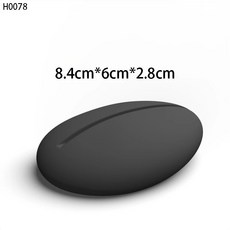 콘크리트 트레이 실리콘 몰드 간단한 조약돌 모양 크리 에이 티브 디자인 명함 홀더 금형 사진 홀더 금형, [01] 라이트 그레이, 밝은 회색, 1개