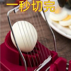 多功能切蛋器 兩用松花蛋/雞蛋切片器 不銹鋼304, 1個, 白色款【切片器+切瓣器】,均碼