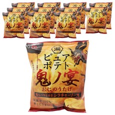 KOIKEYA 湖池屋 純粹洋芋片 鬼之饗宴 鬼盛 上癮辣味是拉差醬, 12個, 52g