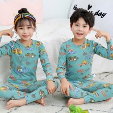 베비포 어린이 순면 9부 내복 상하의 세트 JK93