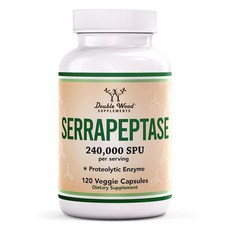 더블우드 세라펩타제 240000 SPU 캡슐 120정, 1개