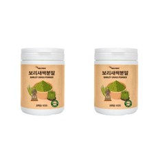 제주보리새싹 분말 가루 X 2개 보리싹 새싹보리차, 200g, 1개