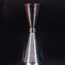 쥬얼아이스 지거 칵테일 하이볼 위스키 계량, 실버, 1개