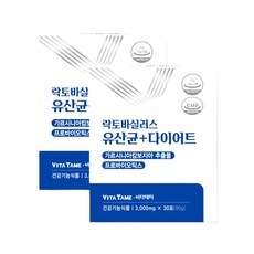 락토 바실리스 바실러스 유산균 스틱 30포x2, 2세트