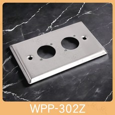 WPP-302Z 不鏽鋼雙聯蓋板, 1個