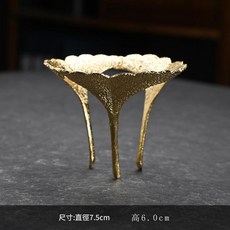 日式純錫茶漏, 一葉知秋合金底座, 1套