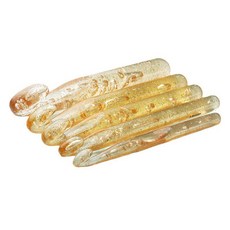 彩色TPR軟柄鋁鉤針套裝手工diy編織塑料勾針毛衣鉤針批發金屬鉤針, 1個