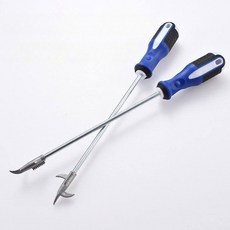 자동차 돌 제거 다기능 홈 이물질 청소 도구, F_9.9인치도자기드라이버포함2개, 2개