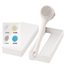 電動洗澡刷 長柄按摩搓背神器, 奶咖色, 1個, 1個