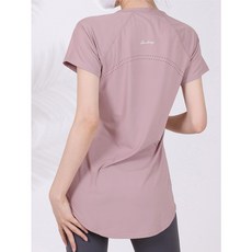 長版修身短袖上衣 長版設計遮臀顯瘦 瑜伽跑步有氧快乾運動上衣