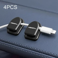 4PCS 다기능 자동차 미니 끈적 후크 Fiat 500 Abarth 팬더 Tipo Egea Doblo 124 스파이더 Stilo 액세서리, 04 For Abarth Style 3