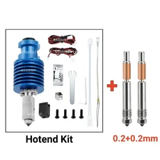 핫엔드 업그레이드 TZ V6 3.0 세라믹 가열 Ender Pro VORON 2.4 용 일체형 경화 강철 노즐, 02 Hotend Kit--22, 01 TZ V6 3.0