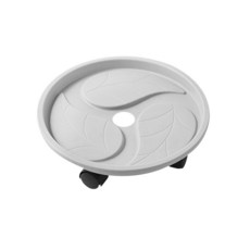 발코니 이동식 베란다 화분받침대 원형 물받이 30cm, 1개