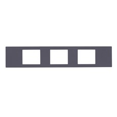 Panasonic 省空間用蓋板, 1個, 三孔WCFF8503H-灰